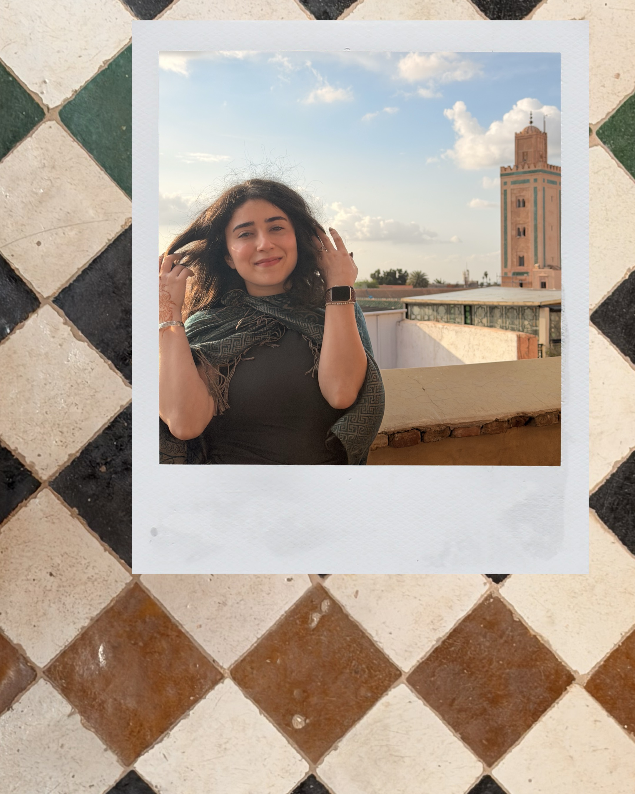 Out of context picture from Morocco - I did not take pics on the day of the tournament 🥲